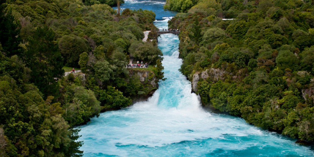 Huka Falls, NZ's most visited natural attraction